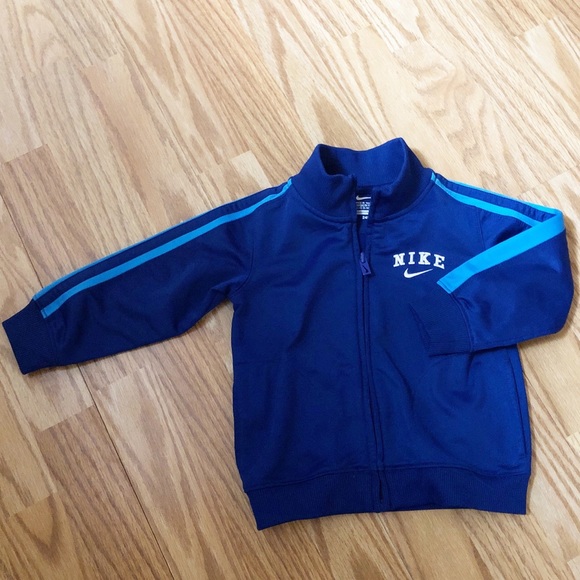 Nike Track Jacket - Blue (24mo) - Picture 4 of 5